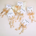 Wholesale Cheap Gold Plated Iron Metal Earrings for Women Fashion Danglet Earrings