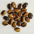 HZ Natural Yellow Tiger Eye Cabochon Jewelry Making Stone Loose Gemstone Flat 13*18mm Oval Cabochon Crafts