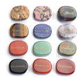 Engraved Inspirational Word StonesFlat Pebbles Healing Crystals Gemstone Positive Gratitude  Words Worry Palm Pocket Stones