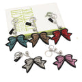 Creative Gift Korean Flannel Crystal Rhinestone Bow Key Chains Bow Tassel Keyring Bag Accessories Car Pendant Cheer Bow Keychain