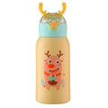 Smart Children Thermos Cup 500ml 304 Stainless Steel Cartoon Straw Cup for Elementary School Students Outdoor Gift Water Cup