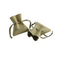 Luxury 8x10cm Small Suede Microfiber Necklace Gift Packaging Pouch Bag with String for Jewelry Storage and Display