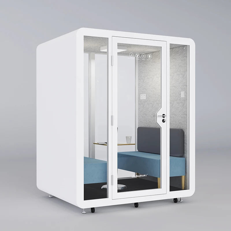 Large Sound Proof Modular Indoor Multi-person Office Meeting Pod Booth Acoustic Office Pods