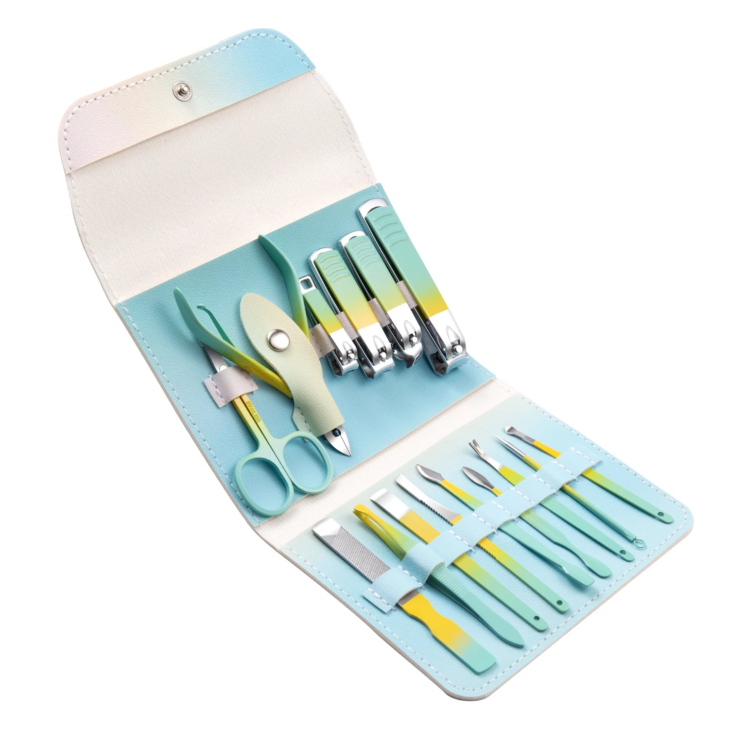 Daily Nursing Yellow-green Gradient Beauty Nail Set  10pcs/15pcs