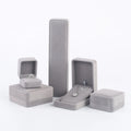 Factory Wholesale  Luxury Wholesaleing Design Pu Leather Ring Jewelry Case Jewelry Packaging Boxes a Set Jewelry Gift Box
