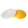 Round White Yellow Ceramic Road Marking Stud Cat Eye Roadside Traffic Safety Raised Pavement Marker Road Stud