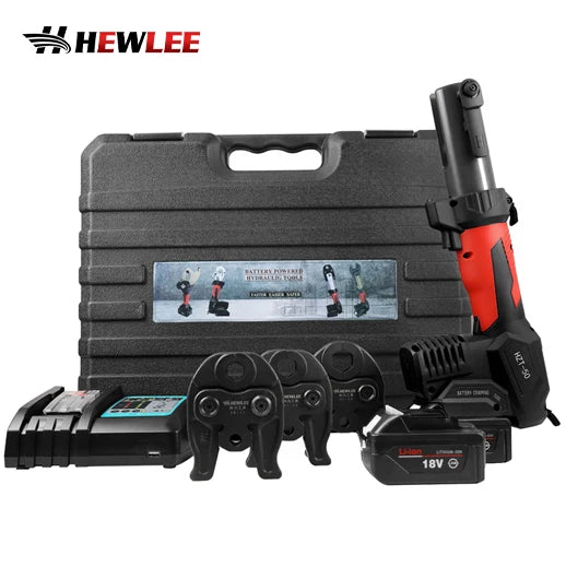New Intelligent HZT-50 Battery Powered Hydraulic Crimping Tools Manual Press Tool Kit for Pipe