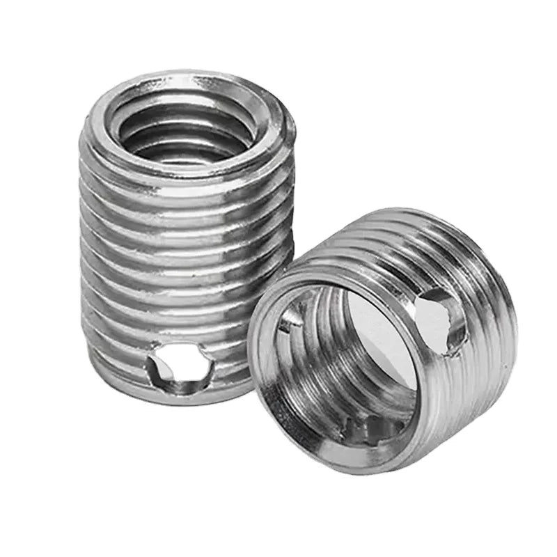 ANCETE 307/308 Self-Tapping Metric Thread Inserts M3-M16 Model 3 Holes Carbon Steel Polished Finish DIN Certified Right Hand
