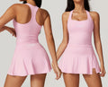 Sports Top Tennis Skirts 2  Pieces Tennis Wear Yoga Sets Sportswear Workout Clothing Quick Drying Gym Fitness Sets for Women
