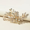 ML380 Fashion Handmade Leaves Hair Comb Bridal Hair Comb Wedding Headdress Wholesale