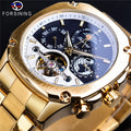 2020 New Forsining Business  Moon Phase Waterproof Automatic Mechanical Men's Fashion Leisure Square Dial Watch