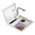 N4442W1 Multifunctional Smart Stainless Steel Kitchen Sink Touch Panel Cup Washer Kitchen Sink