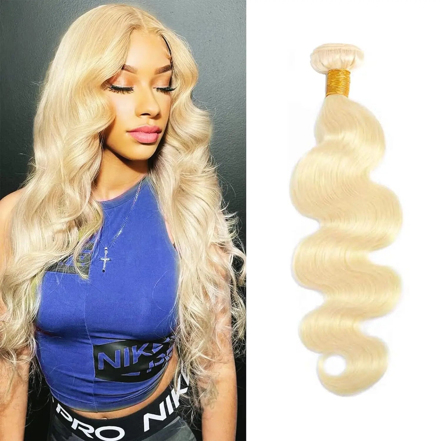 Wholesale 12a Cuticle Aligned Hair 613 Color Raw Cambodian Hair Bundles Vendor Natural Human Blonde Body Wave Virgin Hair Weft