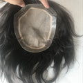 Yefinewig Offers Natural Color Silk Base Closure Remy Hair Stock Men Toupee Chinese Hair Type Black 130% Density Straight