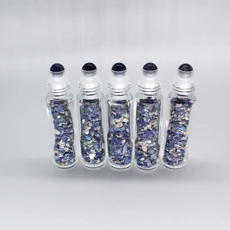 DIY Wholesale 10ml Essential Oil Roller Bottle Crystal Perfume Glass Roller Bottle