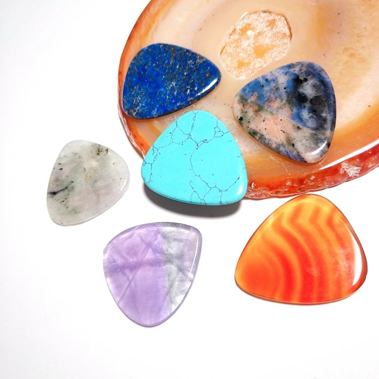 Diy Plectrums Cheapest Custom Malachite Guitar Picks Crystal Picks