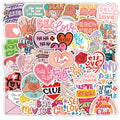 50Pcs Self Love Theme Mental Health Decorative Stickers for Phone Book Vinyl Love Yourself Sticker Bag