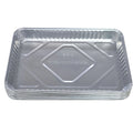 Quarter Sheet Pan Rectangular 324*225*32mm 1700ml Food Grade Recyclable Pulp Moulded Aluminum Foil Food Container 1/4 Sheet Pans