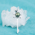 P010485 DIY 7-8mm Natural Freshwater Pearl Pendant Accessory 925 Sterling Silver Engagement Jewelry Necklace for Women