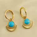 Wholesale Stainless Steel Chunky Earrings Jewelry for Women 18K Gold Plated Huggie Chunky Statement Earrings