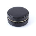 Round Jewelry Storage Box Round Pu Leather Jewelry Storage Box Women Girls Earrings
