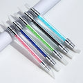 Hot Sale Multi-Color Double-Ended Hollow Carving & Embossing Tool Silicone Nail Art Pen Customizable