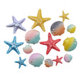 Hot Sale Good Quality Sea Ocean Theme Large Miniature Shell Starfish Flatback Resin Cabochon for Keychain Phone case