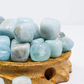 Bulk Sale Natural Crystal Healing Stones Aquamarine Cube Tumbled Stone