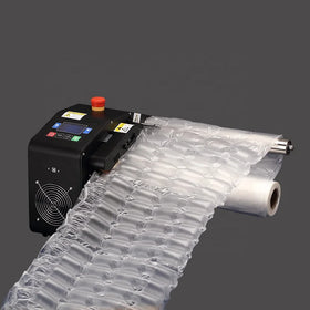 GZGJ GP-H035 Inflatable Air Cushion Film Machine Strong Pe Nylon Bubble 30m/min Speed Adjustable Voltage 110-220V Plastic 15kg