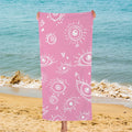 Custom Premium Quality Microfiber Oversized Quick Dry Absorbent Luxury Printed All-Season Swimming Bath Beach Towel