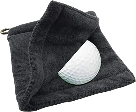 Personalized Custom Logo Wet and Dry Terry Microfiber Golf Ball Cleaning Towel