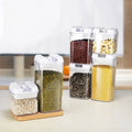 Airtight Food Storage Containers for Kitchen Storage Organizers BPA-Free Plastic Food Storage Box Seal Jar