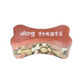 Newly Designed Cute Triangle Shaped Tinplate Premium Pet Food Storage Tin Box with Lacquered Surface and Offset Printed Design