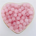 2025 Crystal Factory Direct Sell Double Color Laser Acrylic Round Beads Diy Jewelry Accessories