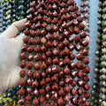 9-10mm Natural Well Polished Irregular Cut S-shaped Faceted Energy Beaded Loose Beads for Jewelry Making Bracelet Necklace