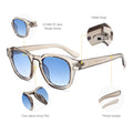 2025 Latest Low MOQ Design Classic Round Frame Retro PC UV400 Lens Glasses Personality Vintage Men Sunglasses