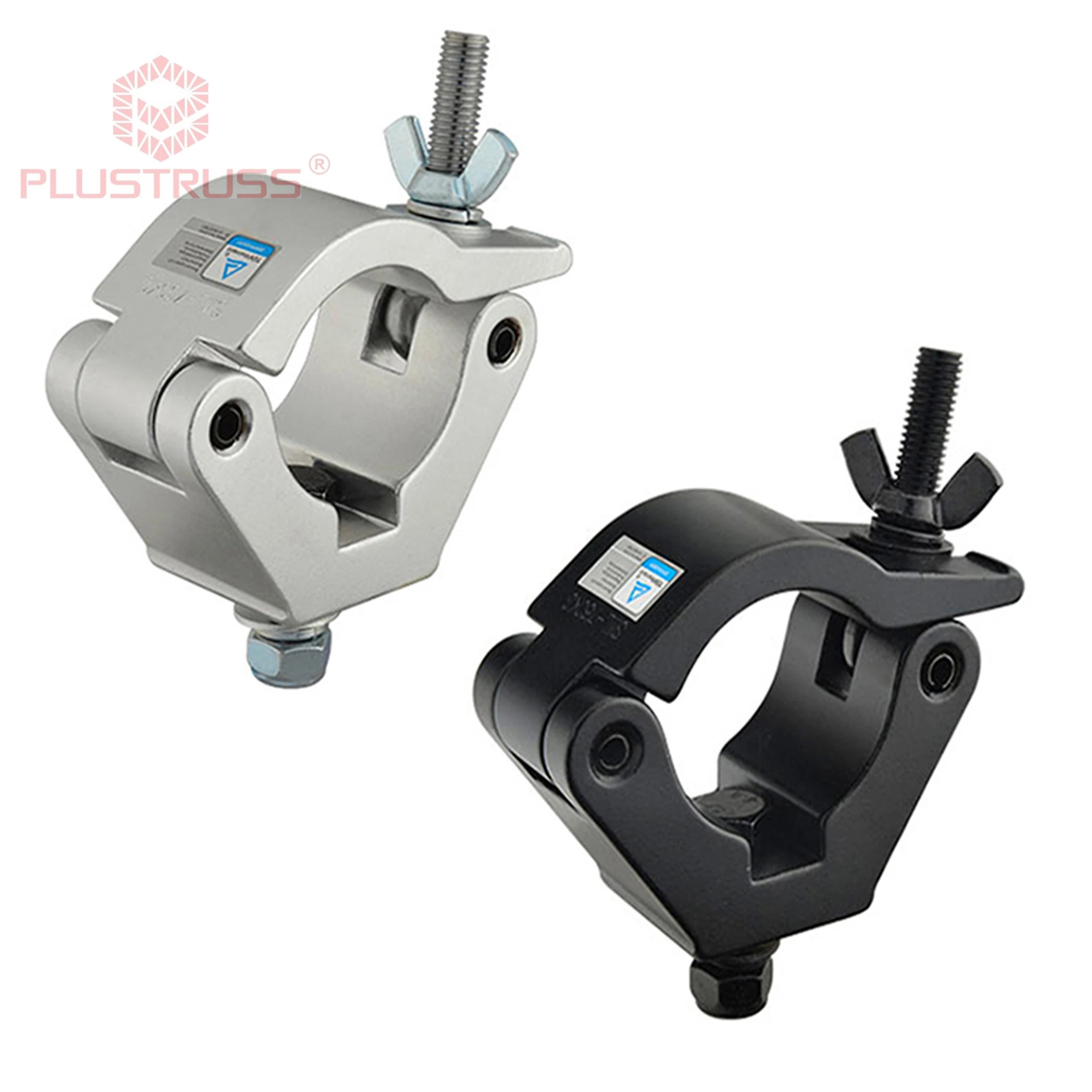Tube 58-61mm Load 750kg Pipe Clamp Truss Hook Aluminum Stage Lighting Truss Clamp Hook Pro Clamp 60 G5003(60)