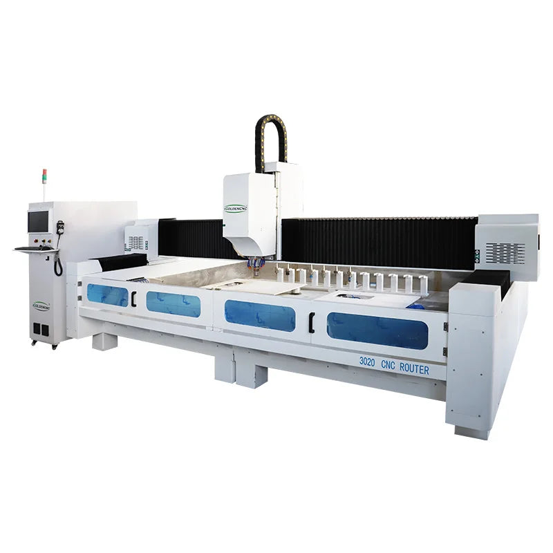 3020 3015 3d Cnc Stone Sculpture Machine Cnc Carving Marble Granite Stone Cnc Router Atc Engraving Machine for Marble Granite