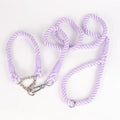 OKEYPETS Competitive Price Multifunction Multicolor Soft Logo Customized Cotton Leash Rope Dog Puppy Collar