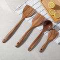 Luxury Wooden Cooking Utensils Set Rubber Olive Teak Acacia Wood Kitchen Tools Accessories for Home Kitchen Use