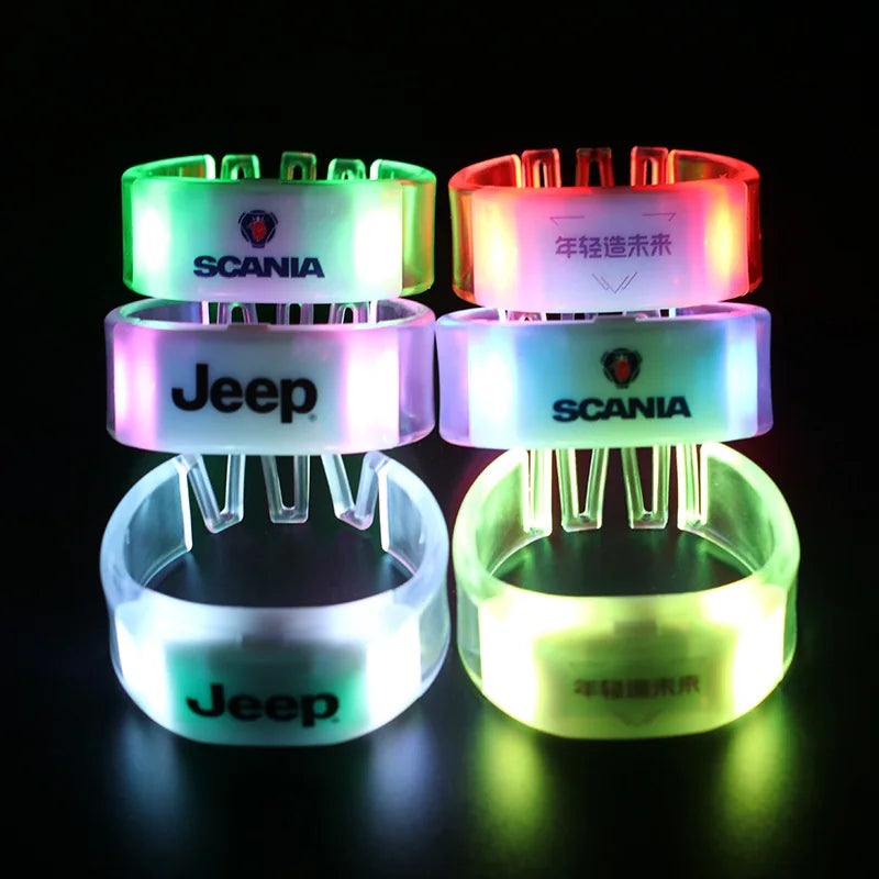 Concert Sound Activated LED Illuminated Wristband Music Sensor Flash RGB Light Event Party Supplies Sound Activated Led Bracelet