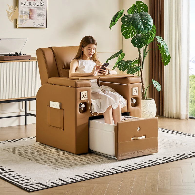 New Arrival Foot Spa Chair Beauty Salon Equipment Manicure Pedicure Chairs Luxury Spa Pedicure Chairs 2025