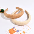 B.PHNE Wholesale Fashion Hot Sale Newest Handmade Raffia Thin Headband Summer Hairband for Women Hair Accessories Decoration