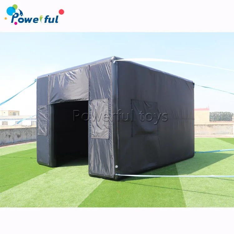 Portable Indoor Outdoor Customized Inflatable Golf Tent Inflatable Golf Simulator Enclosure Hitting Bay with Screen