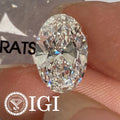 JINAO Loose Lab Grown Diamond CVD VS1 D Color IGI Certified Excellent 1ct 2ct Oval Cut Wholesale IGI CVD HPHT Diamond