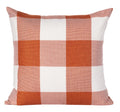 Hidden Zipper Buffalo Checks 100% Polyester Eco-Friendly Customizable Pillow Case Cushion Cover