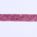 Natural 3mm Faceted Small Stone Beads Strand for Jewelry Making