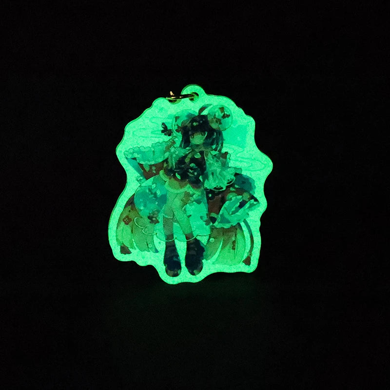 Custom Acrylic Key Chain  Cute DIY Anime Acrylic Luminous Keychain  Plastic Acrylic Key Chain