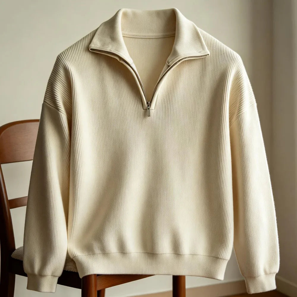 Wholesale Fashion Men's Breathable Cashmere Wool Oversized High Neck Hooded Pullover Sweater ODM Service Fall Winter
