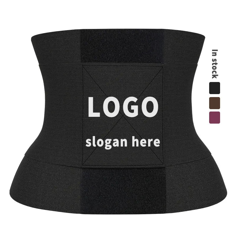 Private Label Women's Latex Waist Trainer Corset Belly Control Body Shaper with Slimming Effect Weight Loss Belt